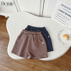 Set bộ thun cotton áo tay ngắn họa tiết khủng long Ready kèm quần short cho bé trai 1 đến 7 tuổi BERNIE H1025B55