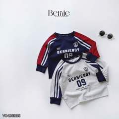 Set bộ dài tay áo thun raplang phối màu họa tiết Bernieboys kèm quần dài cho bé trai size 9 tới 26kg BERNIE V0426B35