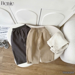 Quần dài quần kaki cho bé trai dáng baggy phong cách hàn quốc size 9 tới 25kg BERNIE KIDS T0426Q08