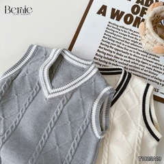 Áo gi lê len vặn thừng cho bé trai bé gái phong cách Hàn quốc size 9 tới 25kg BERNIE T1025A19