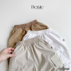 Quần dài quần gió mềm phối can nắp túi bo gấu cho bé trai bé gái size 9 tới 28kg BERNIE H0726Q24