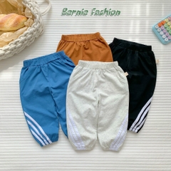 Quần dài thể thao cho bé trai bé gái dáng basic thun cotton 4 chiều 1 đến 7 tuổi BERNIE 0623Q008