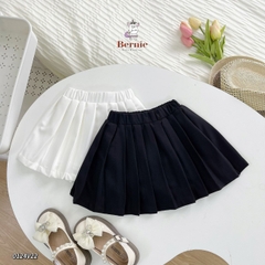 Bán rời Áo thun ngắn tay in gấu rời chân váy xếp ly tenis bé gái mặc nhà đi học từ 9 đến 25kg Bernie
