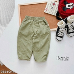 Quần dài gió thể thao phối chỉ nổi cho bé trai phong cách hàn quốc 1 đến 7 tuổi BERNIE 0624Q14