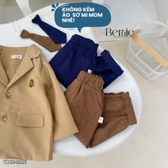  Set vest công tử Blazer T0924B13 3 chi tiết phong cách hàn quốc cho bé trai 1 đến 7 tuổi Bernie 0824B51