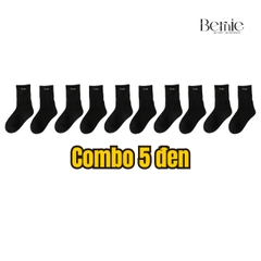 Tất logo chữ trơn bernie HL