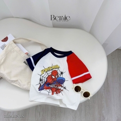  Set bộ tay ngắn bé trai áo thun zaclang họa tiết siêu nhân và quần short 1 tuổi tới 7 tuổi  BERNIE H1024B16