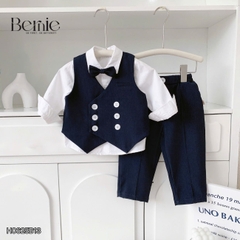 Set vest gile công tước dài tay 5CT cho bé trai thôi nôi sinh nhật đi tiệc 1 đến 7 tuổi BERNIE H0625B13