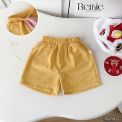  Set bộ sơ mi cổ trụ chất đũi cộc tay cho bé trai họa tiết mua Lân trung thu và Tết size 9 tới 28kg BERNIE H0525B32