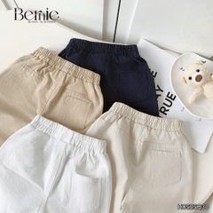 Quần dài kaki đính cúc quần âu dài kaki cho bé trai phong cách Hàn quốc 1 đến 7 tuổi BERNIE H0525Q30