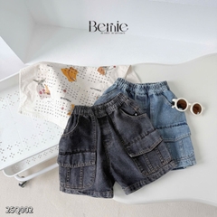 Quần short quần jean túi hộp đi chơi đi học cho bé trai size 9kg tới 28kg BERNIE KIDS 25Q002
