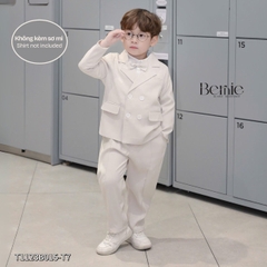 Set bộ vest dài tay 3 chi tiết Vest quần nơ cho bé trai phong cách hàn quốc đi tiệc đi chơi 1 đến 7 tuổi BERNIE T1123B015