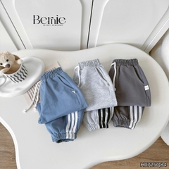  Quần dài quần nỉ da cá phong cách thể thao phối dây cho bé trai bé gái size 9 tới 28kg BERNIE H0725Q84