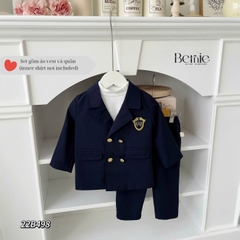 Set bộ vest bé trai phong cách hàn quốc cho bé đi tiệc BERNIE kids 1 đến 7 tuổi