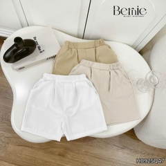 Quần sooc đùi âu có túi cho bé trai phong cách sành điệu 1 đến 7 tuổi BERNIE 0824Q16