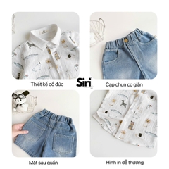 Set sơ mi Thú Nhỏ SIRI SR1220