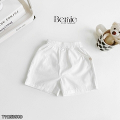 Set bộ polo tay ngắn cổ bo dệt họa tiết gấu kèm quần short kaki cho bé trai size 1 tới 7 tuổi BERNIE KIDS P0225A38