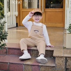 Set Yếm dài kèm áo thun Gấu EINTSIGHT cho bé trai bé gái unisex phong cách hàn quốc size 1 đến 7 tuổi BERNIE H1025B09Đ