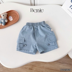 Set bộ polo tay ngắn cho bé trai họa tiết Baby Cloud kèm quần short size 9 tới 28kg BERNIE H1125B39