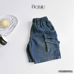 Quần short quần jean túi hộp Teacher cho bé trai đi chơi đi học size 9kg tới 28kg BERNIE KIDS H1025B61ĐQ 