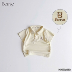 Áo thun áo polo thêu Bear nhiều màu cho bé trai đi học đi chơi size 9 đến 27kg BERNIE H0526A13Đ