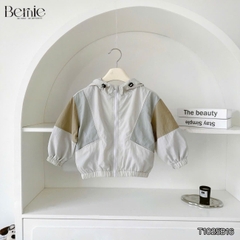Set bộ gió thể thao phối màu năng động kèm quần dài cho bé trai size 9kg tới 25kg BERNIE KIDS T1025B16