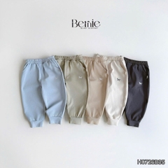 Set bộ dài chất thun cotton áo polo thêu ngựa kèm quần dài cho bé trai size 9 tới 25kg BERNIE H0726B35