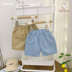 Đồ bộ vest cho bé trai cộc tay phong cách hàn quốc chất chéo hàn 1 đến 7 tuổi BERNIE Kids
