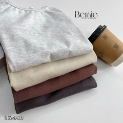 Áo thun tay dài basic nhiều màu unisex cho bé trai bé gái đi học đi chơi 1đến 7 tuổi BERNIE 0624A10