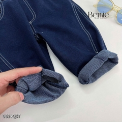 Quần dài quần denim phối chỉ nổi cho bé trai phong cách sành điệu 1 đến 7 tuổi BERNIE 0624Q37