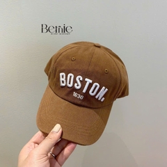 Mũ lưỡi trai unisex cho bé trai bé gái đáp chữ phối viền màu BERNIE 46-54cm bé 2 đến 8 tuổi