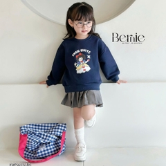 Áo sweater tay dài họa tiết in hình công chúa dễ thương cho bé gái 1 đến 7 tuổi BERNIE 0624A40