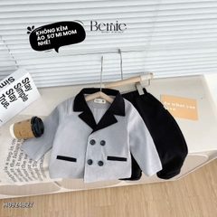  Set vest công tử Blazer H0924B27 2 chi tiết phong cách hàn quốc cho bé trai 1 đến 7 tuổi Bernie H0924B27