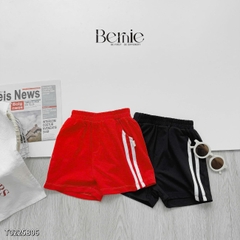 Đồ bộ cộc cho bé trai dáng thể thao viền sọc họa tiết khủng long cho bé từ 9 đến 24kg BERNIE T0225B06