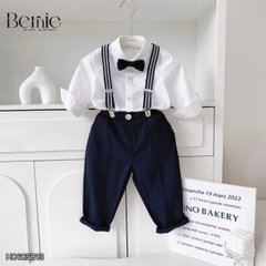 Set vest gile công tước dài tay 5CT cho bé trai thôi nôi sinh nhật đi tiệc 1 đến 7 tuổi BERNIE H0625B13