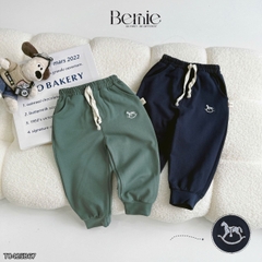 Set bộ polo dài tay raplang phối màu họa tiết in tràn dễ thương kèm quần dài cho bé trai size 1 đến 7 tuổi BERNIE T0425B67
