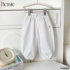 Quần dài dáng bomber thể thao chất gió mềm unisex cho bé trai bé gái size 9 tới 28kg BERNIE T0725Q58