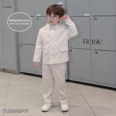Set bộ vest dài tay 3 chi tiết Vest quần nơ cho bé trai phong cách hàn quốc đi tiệc đi chơi 1 đến 7 tuổi BERNIE T1123B015