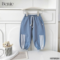  Quần dài quần nỉ da cá phong cách thể thao phối dây cho bé trai bé gái size 9 tới 28kg BERNIE H0725Q84