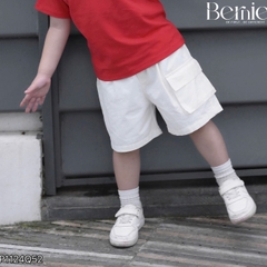 Quần short quần kaki túi hộp 1 bên cho bé trai phong cách hàn quốc đi chơi đi học size 9 tới 28kg  BERNIE P1124Q52