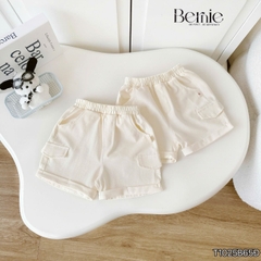 Set bộ thể thao phối màu tay ngắn họa tiết số 87 kèm quần short cho bé trai size 9 tới 28kg BERNIE T1025B65Đ