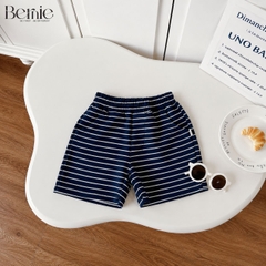 Set bộ thun cotton áo tay ngắn họa tiết khủng long Ready kèm quần short cho bé trai 1 đến 7 tuổi BERNIE H1025B55