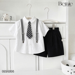 Set vest gile công tước hàn quốc 5CT cho bé trai thôi nôi sinh nhật đi tiệc 1 đến 7 tuổi BERNIE H0625B12