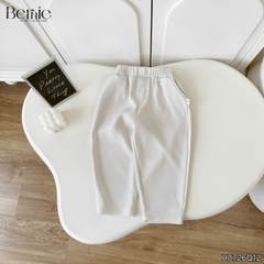 Quần dài quần âu chất chéo tuyết màu be cho bé trai phong cách thanh lịch size 9kg tới 25kg  BERNIE H0726Q12