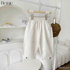 Quần dài quần kaki cho bé trai dáng baggy phong cách hàn quốc size 9 tới 25kg BERNIE KIDS T0426Q08