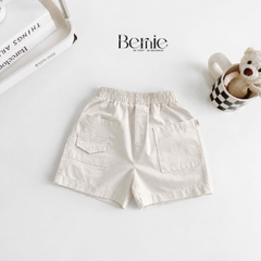  Set bộ polo ngắn tay nhiều màu cho bé trai họa tiết thêu ô tô kèm quần short kaki size 9 tới 25kg BERNIE H0625B40