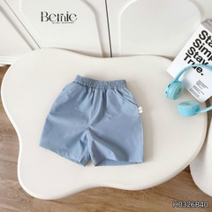 Set bộ polo tanktop kẻ ngang Little Pilot cho bé trai kèm quần short kaki phong cách Hàn quốc 9 đến 28kg BERNIE H0326B40