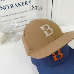 Mũ lưỡi trai mũ thêu chữ B màu xanh màu nâu màu be cho bé trai bé gái từ 1 tới 7 tuổi BERNIE H30095