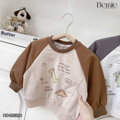 Set bộ thu đông phong cách Cool Dragon cho bé trai áo tay dài raplang kèm quần size 9 tới 26kg BERNIE H0426B21