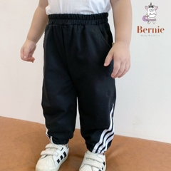 Quần dài thể thao cho bé trai bé gái dáng basic thun cotton 4 chiều 1 đến 7 tuổi BERNIE 0623Q008